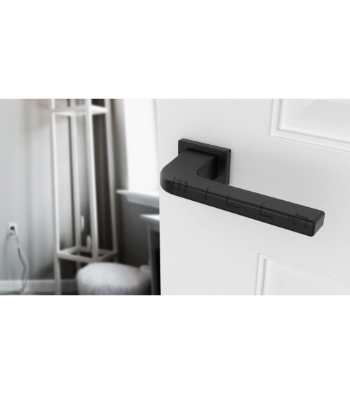 Poignée de porte noire ISMENA quincaillerie design
