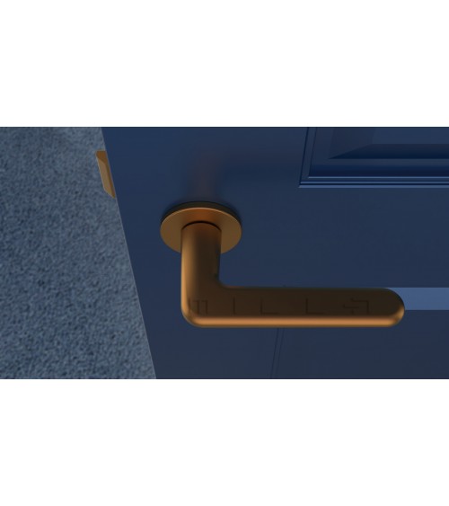 Poignée de porte cuivre LIRA poignée design