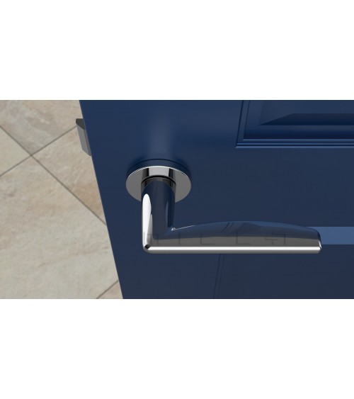 Poignée de porte chrome poli LUNA poignée design