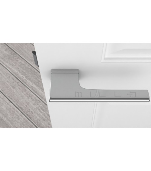 Poignée de porte chrome poli LUPINA poignée design