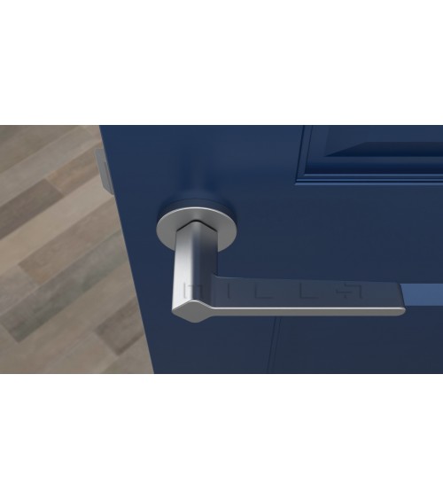 Poignée de porte chrome satiné NINFEA poignée design