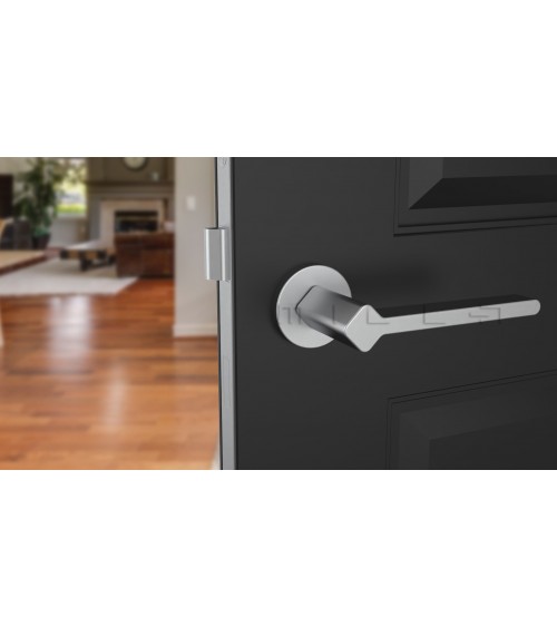 Poignée de porte chrome satiné NINFEA poignée design
