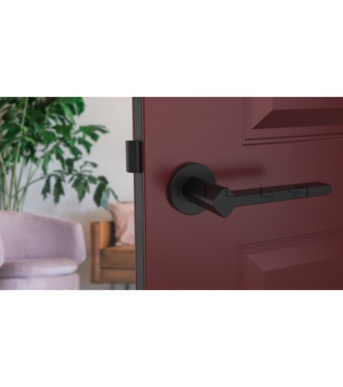 Poignée de porte noire NINFEA quincaillerie design