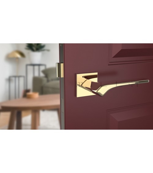 Poignée de porte or poli BERGERIA quincaillerie design