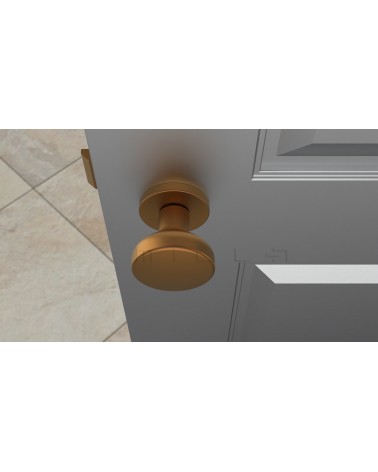 Bouton de porte Cuivre MESA Rond mobile