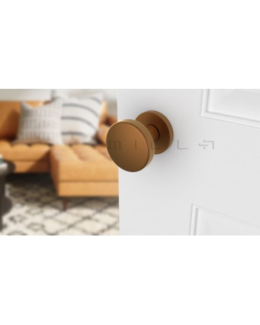 Bouton de porte Cuivre MESA Rond mobile