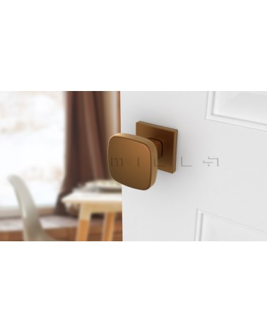 Bouton de porte Cuivre KIAMA carré -  poignée design