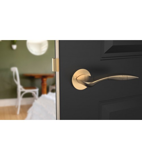 Poignée de porte or mat ROBINE quincaillerie design