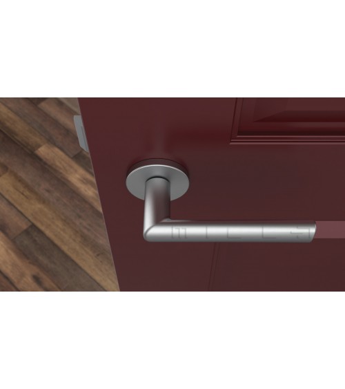 Poignée de porte chrome satiné SILENA poignée design