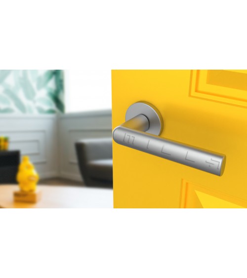 Poignée de porte chrome satiné SILENA poignée design
