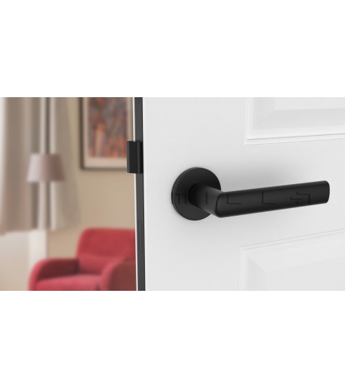 Poignée de porte noire SILENA quincaillerie design