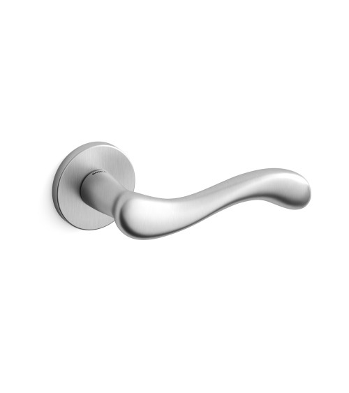 Poignée de porte chrome satiné Mandelli Ande poignée design