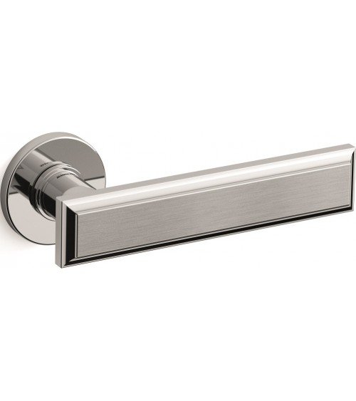 Poignée de porte chrome satiné Mandelli Kuki poignée design