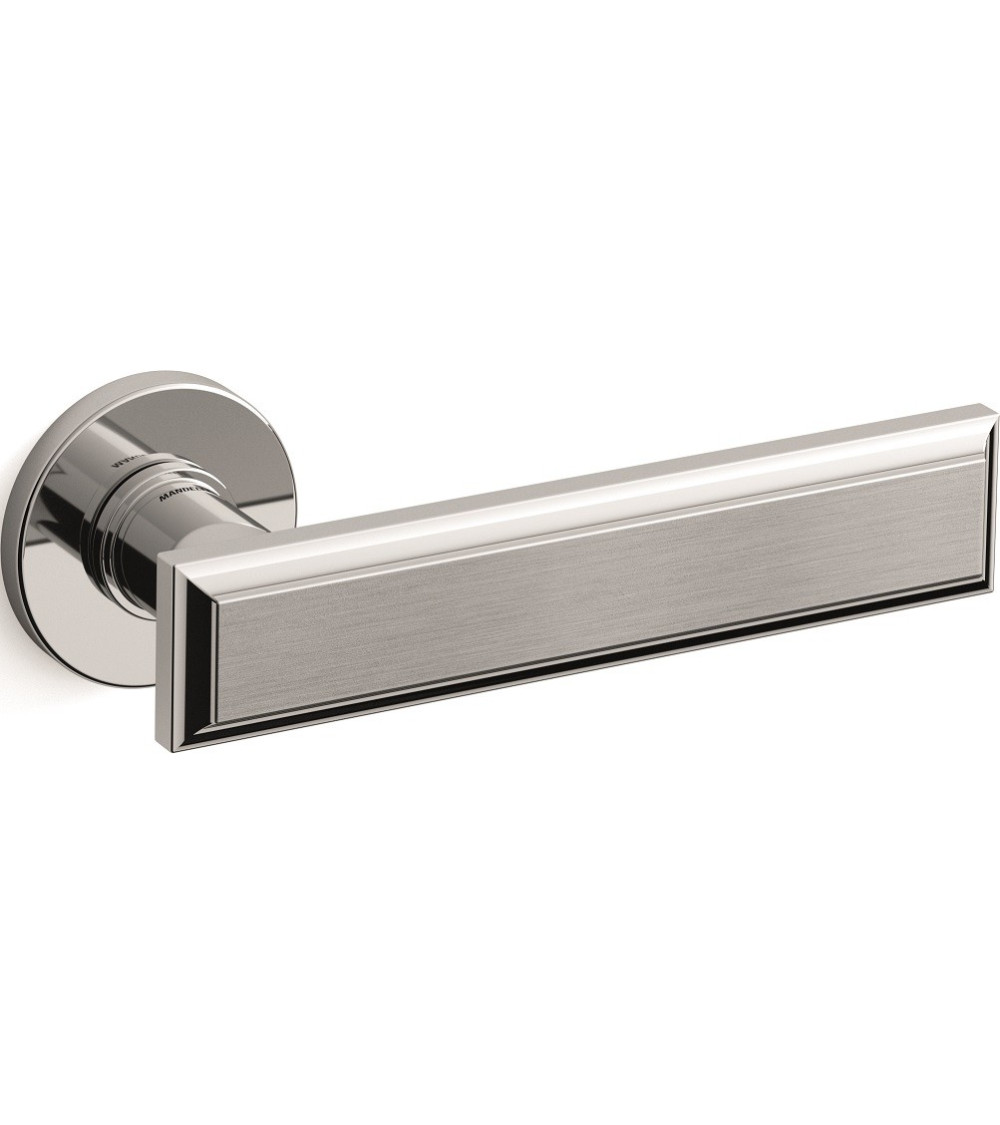 Poignée de porte chrome satiné Mandelli Kuki poignée design