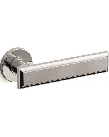 Poignée de porte chrome satiné Mandelli Kuki poignée design