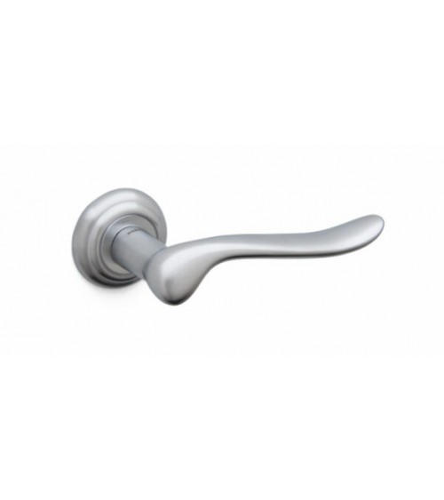 Poignée de porte chrome satiné Mandelli Rondò poignée design
