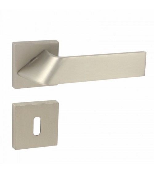 Poignée de porte Buzz QR à rosace clé L -  quincaillerie design