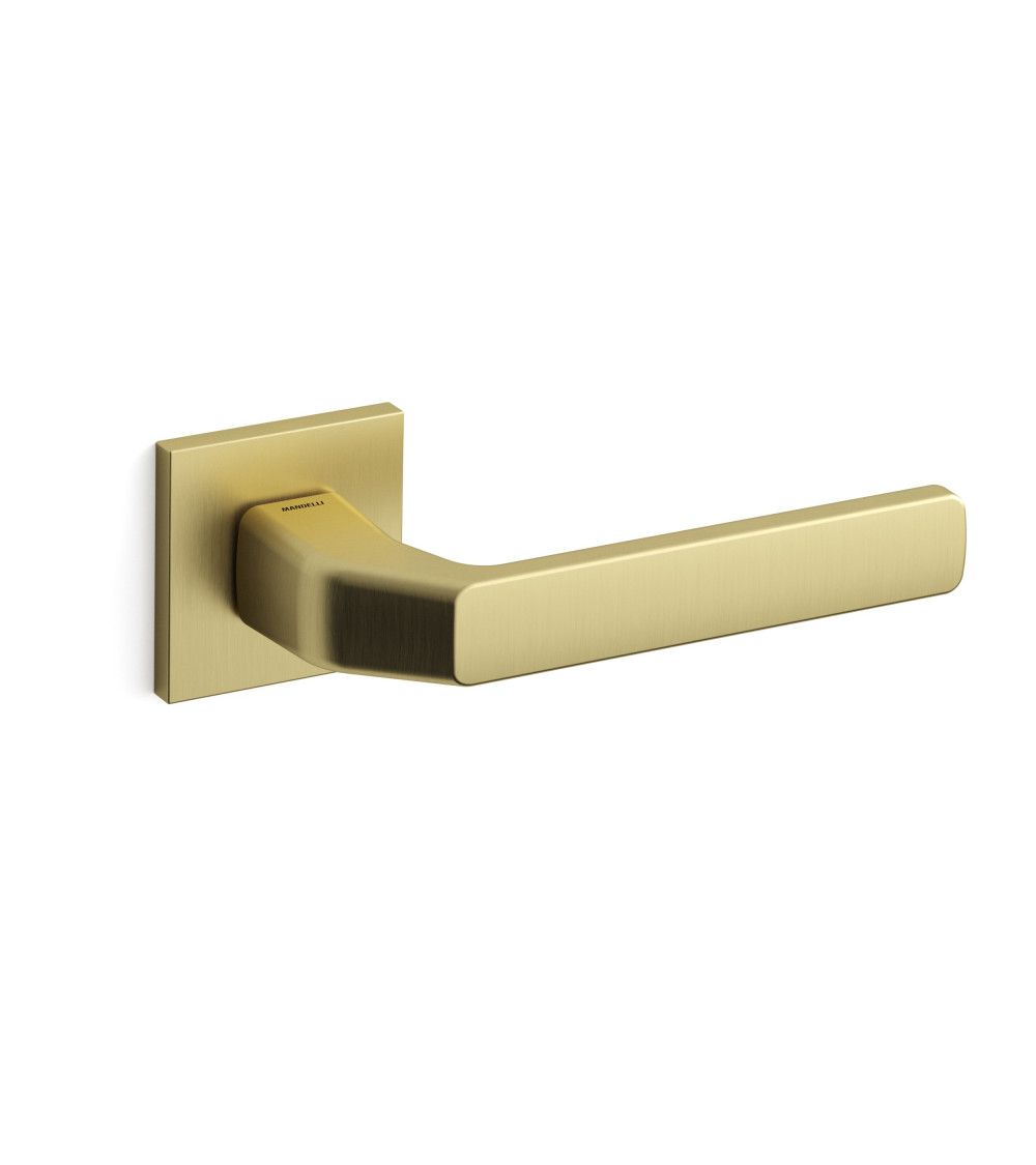 Poignée de porte or mat Mandelli Fenix quincaillerie design