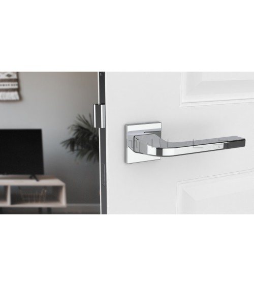 Poignée de porte chrome poli ISMENA poignée design