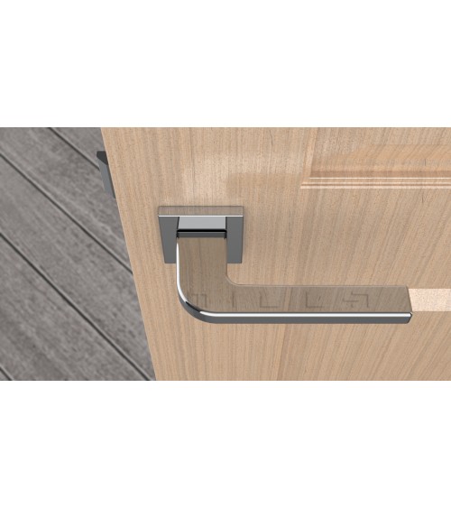 Poignée de porte chrome poli ISMENA poignée design