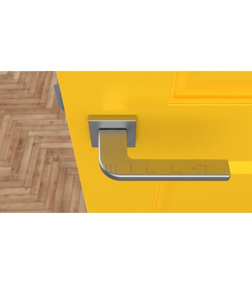 Poignée de porte chrome satiné ISMENA poignée design