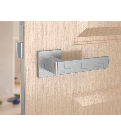 Poignée de porte chrome brossé Apollo poignée design
