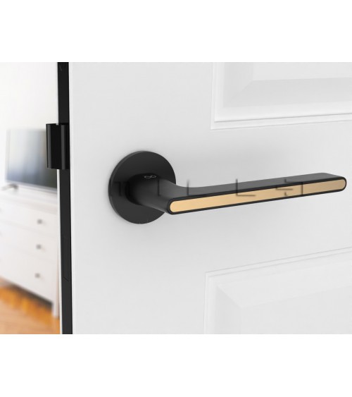 Poignée de porte ronde moderne en Zamak Ferrara -  poignée design