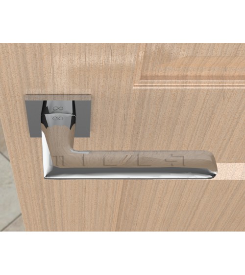 Poignée de porte chrome brossé line GIULIA poignée design