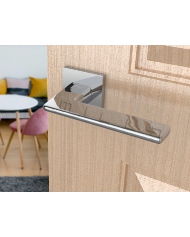 Poignée de porte chrome poli Shark