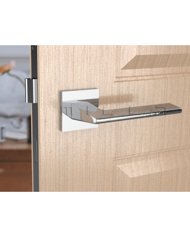 Poignée de porte chrome poli Shark