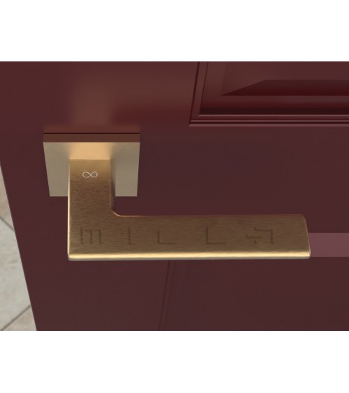 Poignée de porte or mat Shark -  poignée design