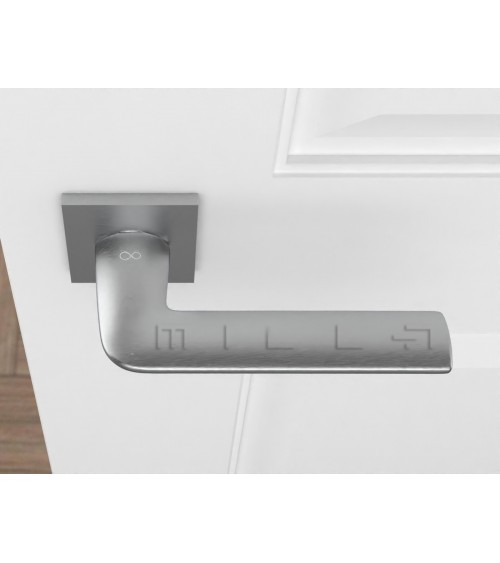 Poignée de porte chrome brossé STINGER poignée design