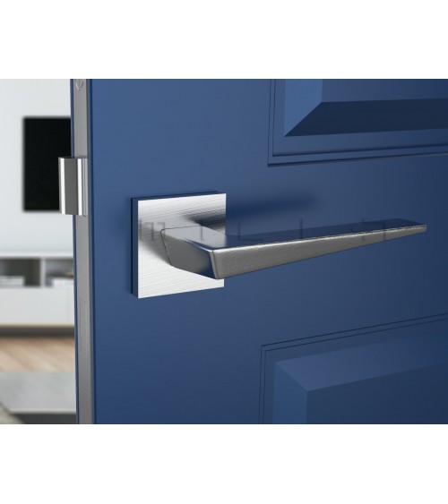 Poignée de porte Chrome brossé VEGA -  poignée design