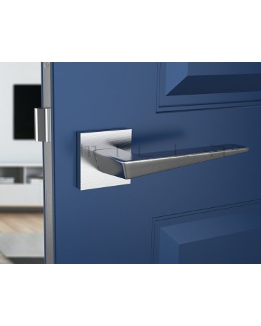 Poignée de porte Chrome brossé VEGA -  poignée design