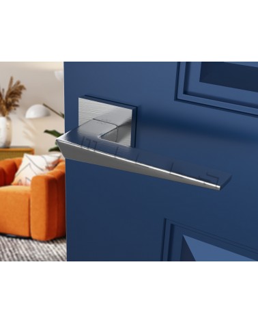 Poignée de porte Chrome brossé VEGA -  poignée design