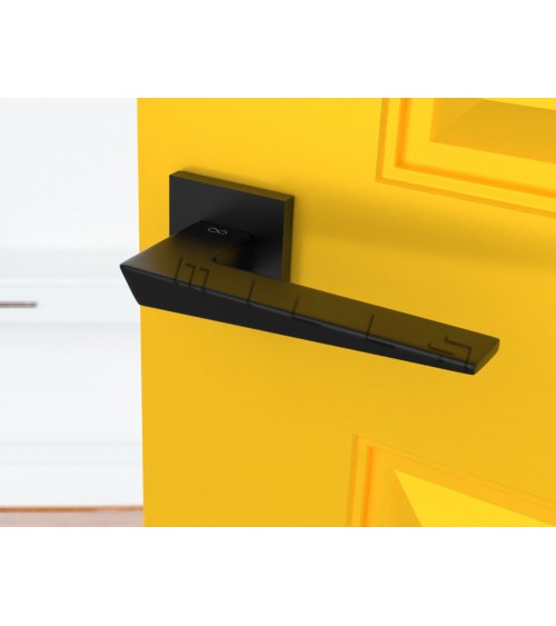 Poignée de porte carré moderne en Zamak Vega -  poignée design