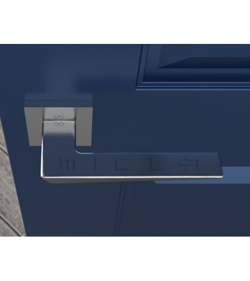 Poignée de porte Chrome brossé VEGA -  poignée design