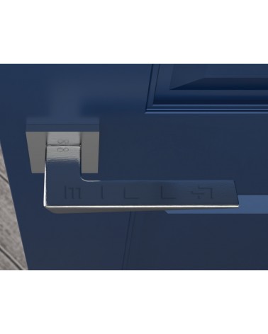Poignée de porte Chrome brossé VEGA -  poignée design