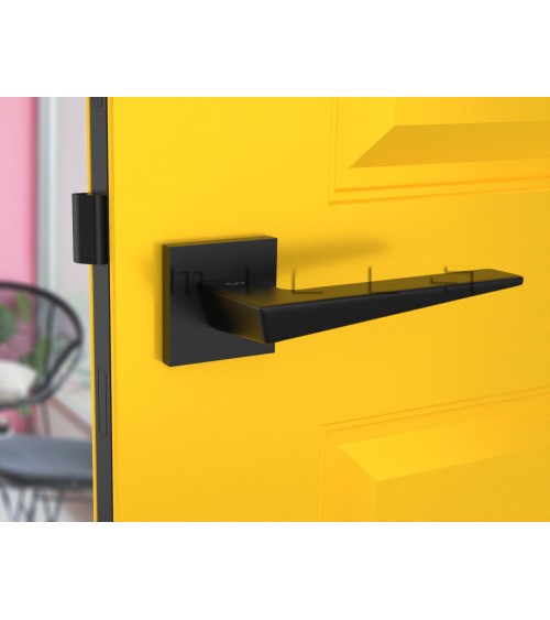 Poignée de porte carré moderne en Zamak Vega -  poignée design
