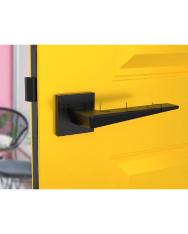 Poignée de porte carré moderne en Zamak Vega -  poignée design