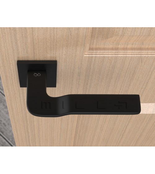 Poignée de Porte noire LINE BALI quincaillerie design