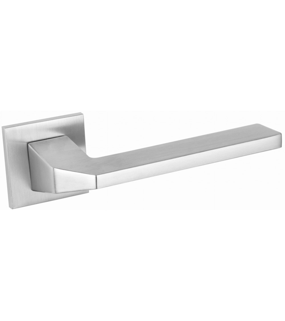 Poignée de porte chrome satiné ETNA quincaillerie design