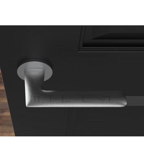 Poignée de porte chrome brossé Line GIULIA poignée design