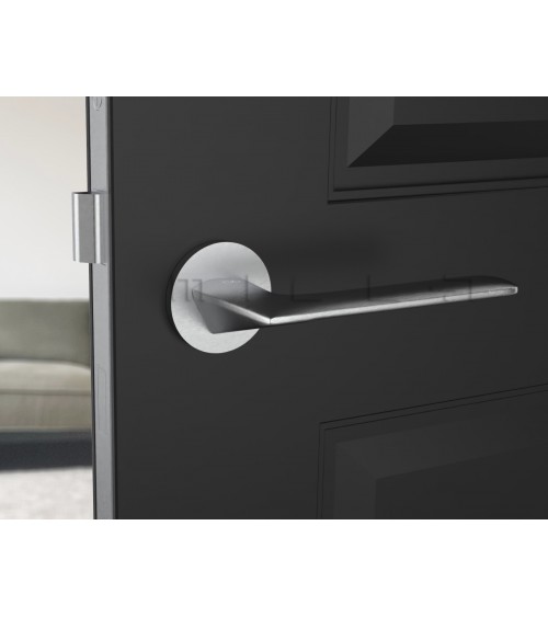 Poignée de porte chrome brossé Line GIULIA poignée design