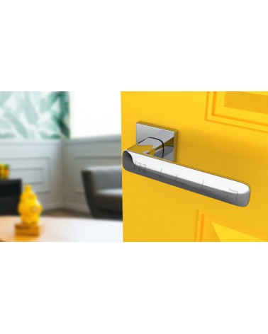 Poignée de Porte Chrome poli Line STELLA Q -  poignée design
