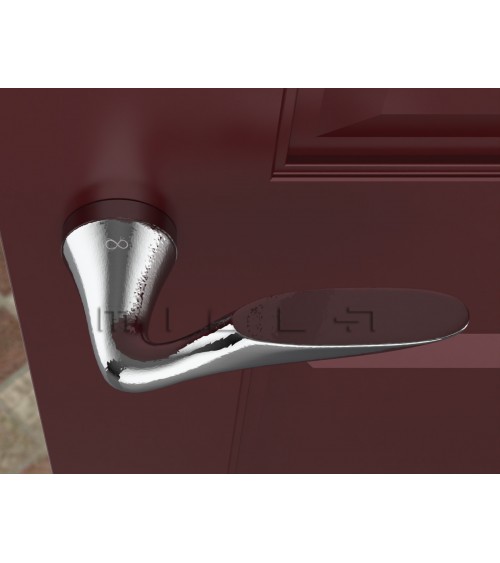 Poignée de porte chrome poli DOUCE poignée design