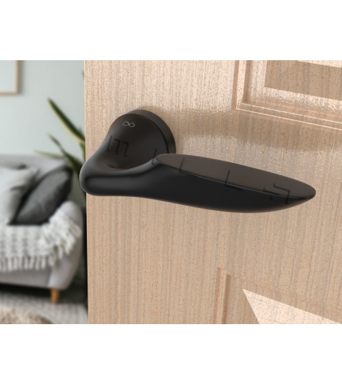 Poignée de porte noire DOUCE poignée design