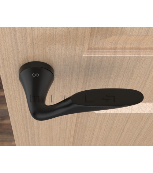 Poignée de porte noire DOUCE poignée design