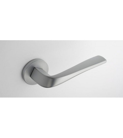 Poignée de porte sur plaque ronde DALIA poignée design couleur 3