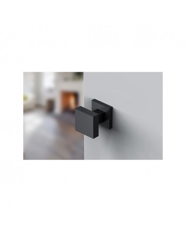 Bouton de porte moderne CO AEGIS carrée en zamak -  poignée design